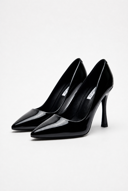 VERNIA™ | ESCARPINS EN VERNI À TALON 10 CM