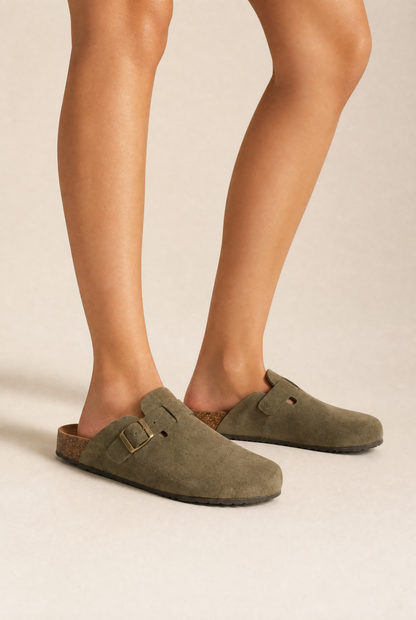 SUÉDIA™ | SABOT EFFET DAIM À BOUCLE
