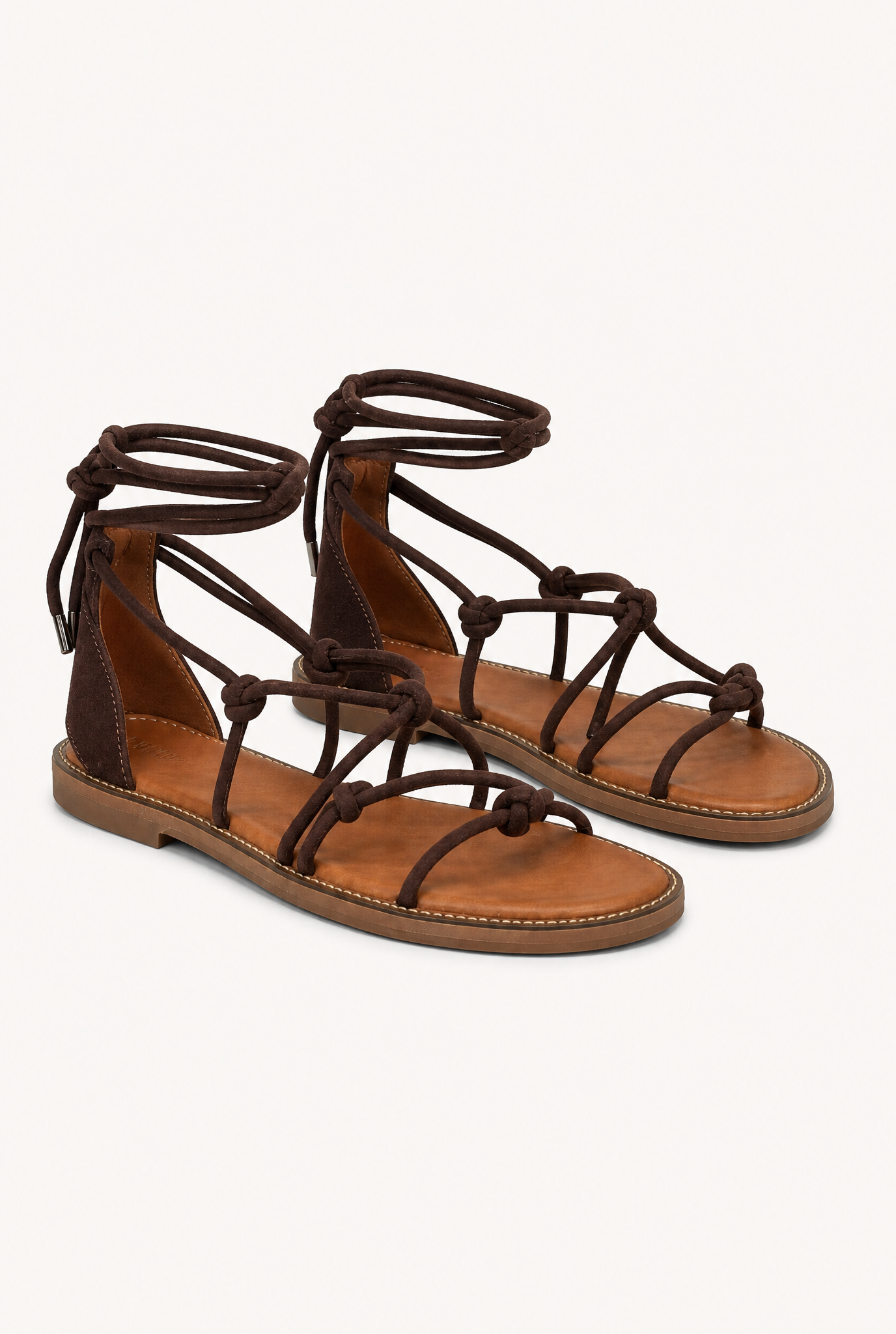 Gretel™ | Sandales basses à lacets et nœuds