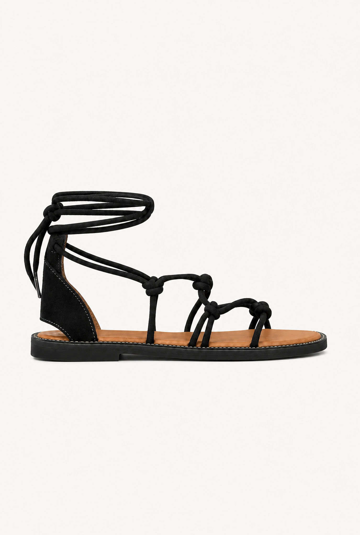Gretel™ | Sandales basses à lacets et nœuds