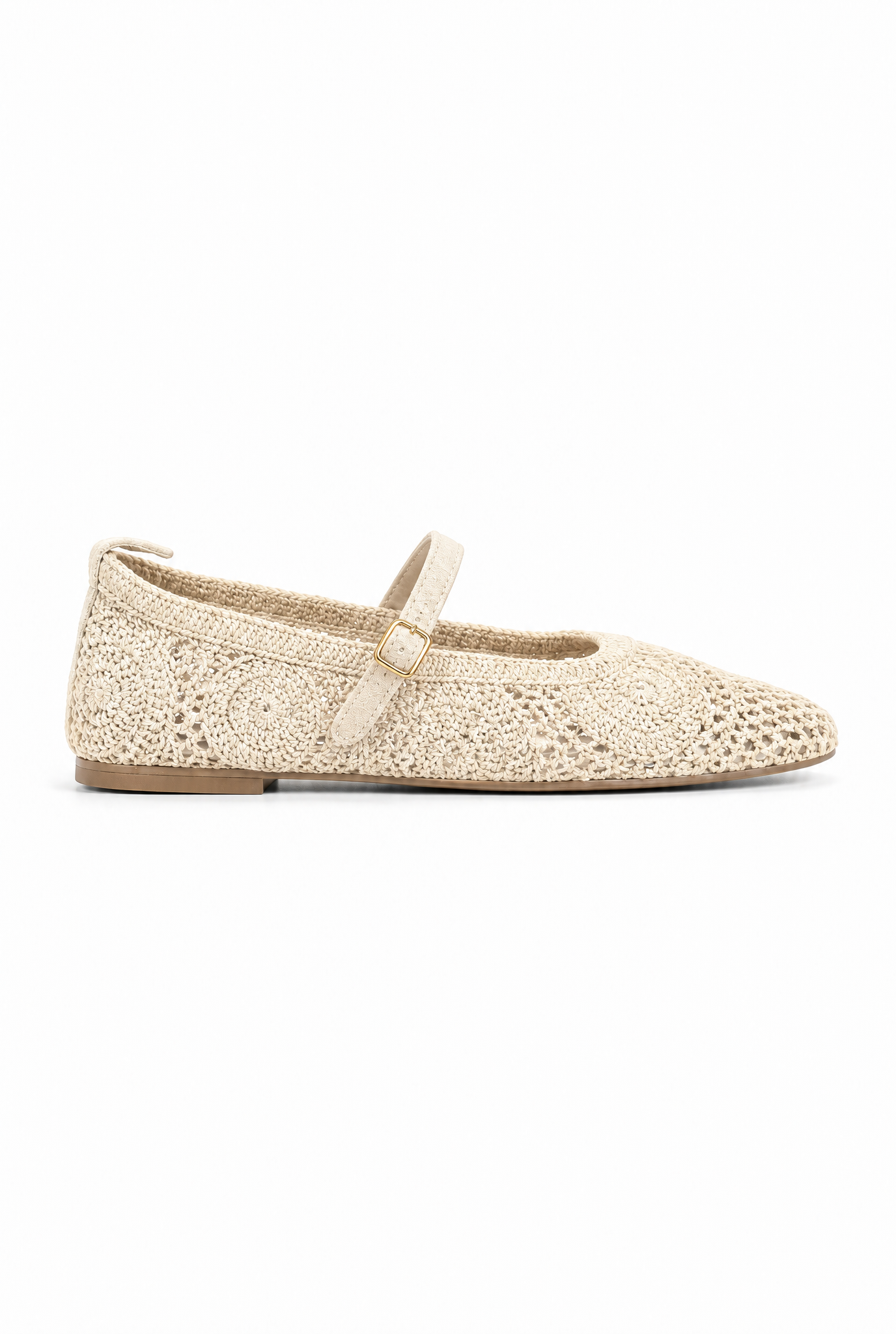 Friedel™ | Ballerine Mary Jane tressée marron