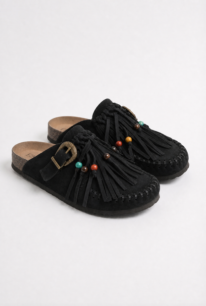 ZOUBIDA™ | SABOT WESTERN À FRANGES