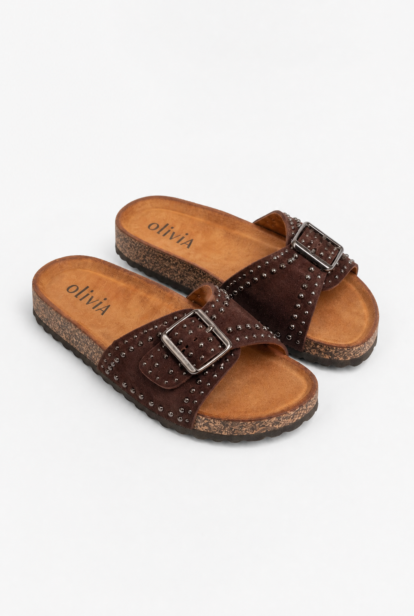 CLOUTA™ | MULE À BOUCLE CLOUTÉE