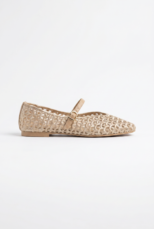 Reinhilda™ | Ballerine bout pointu avec sangle