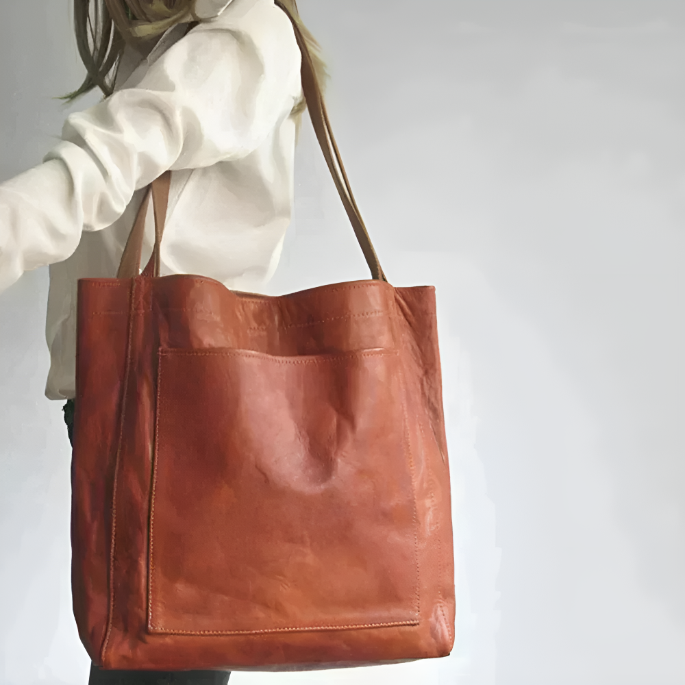 Carol™ | Cabas en cuir chic et moderne