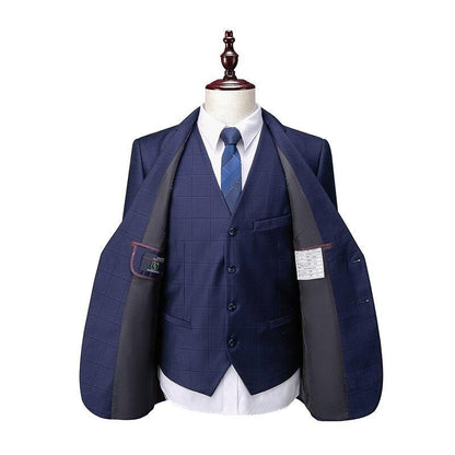 Louis™ | Costume trois pièces à carreaux