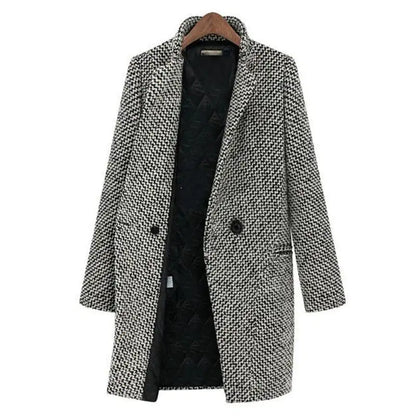 Evelyn | Manteau d'hiver en laine chic et intemporel