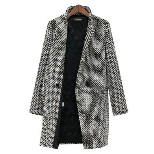 Evelyn | Manteau d'hiver en laine chic et intemporel