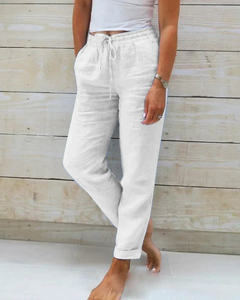 AMBRINE™ | Pantalon Lin