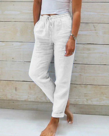 AMBRINE™ | Pantalon Lin
