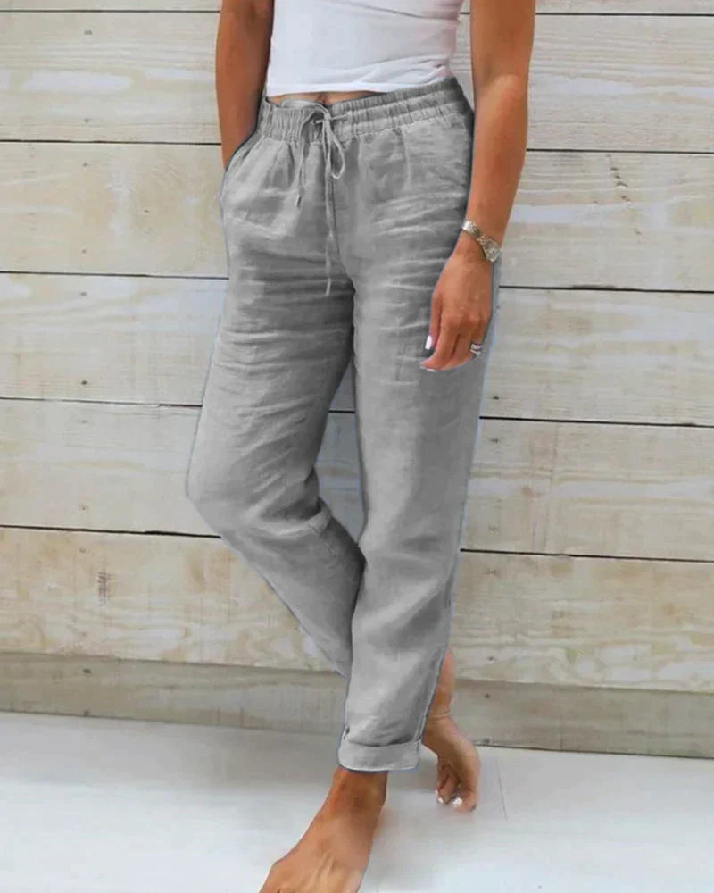 AMBRINE™ | Pantalon Lin