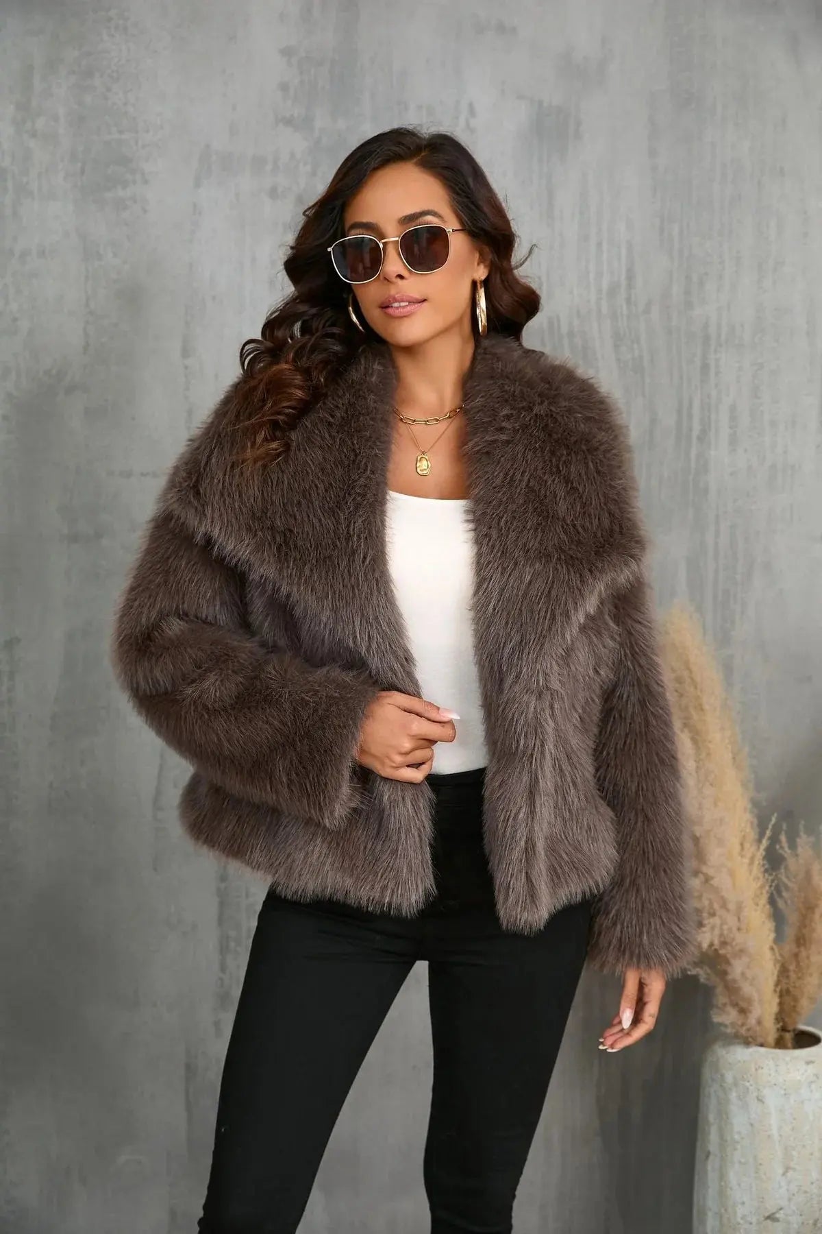 FARAH™ | Manteau Fourrure