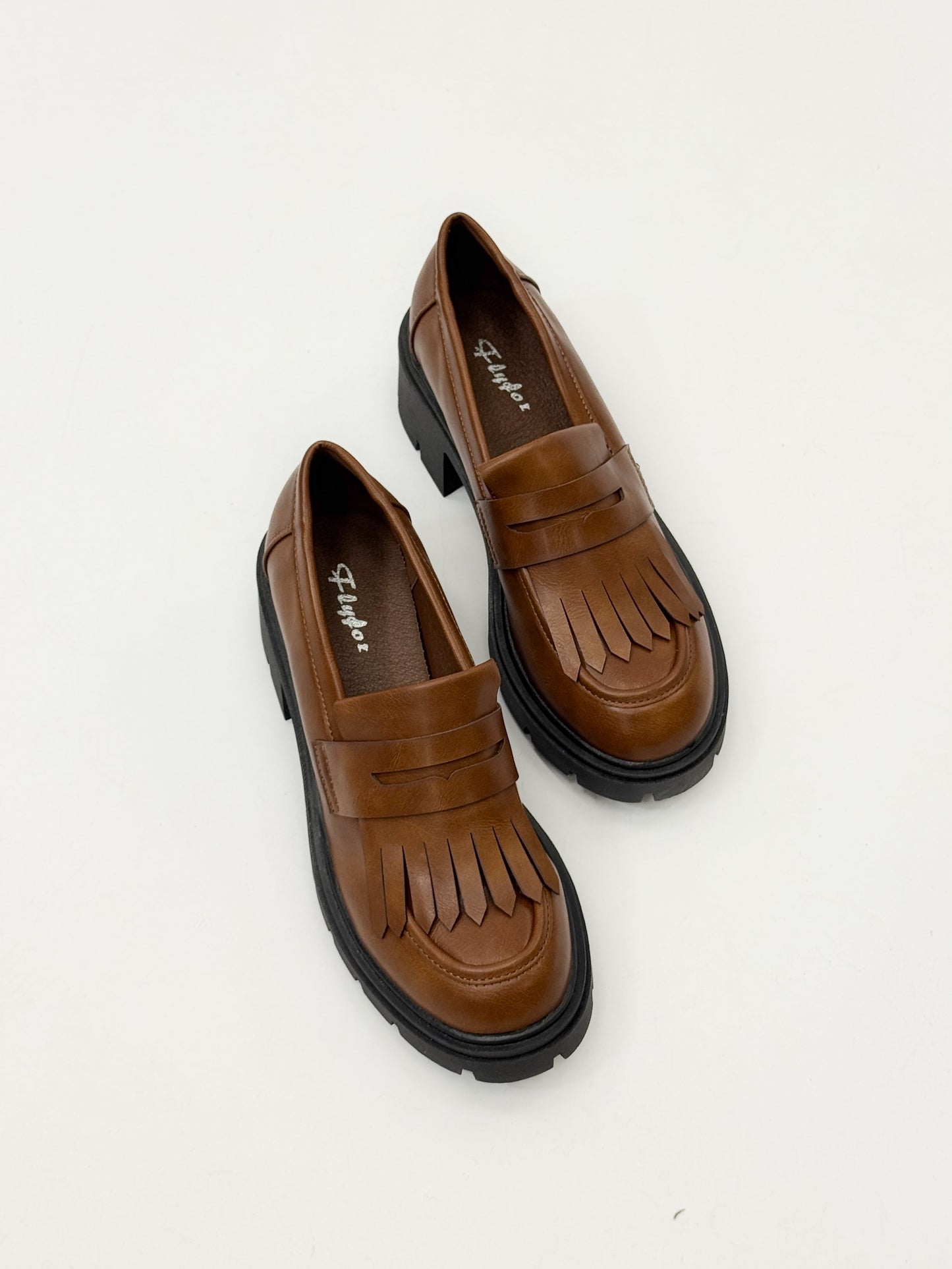 Evelinde™ | Mocassins à franges et talon