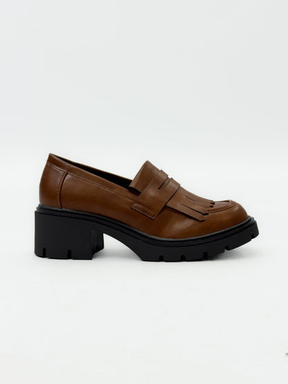 Evelinde™ | Mocassins à franges et talon