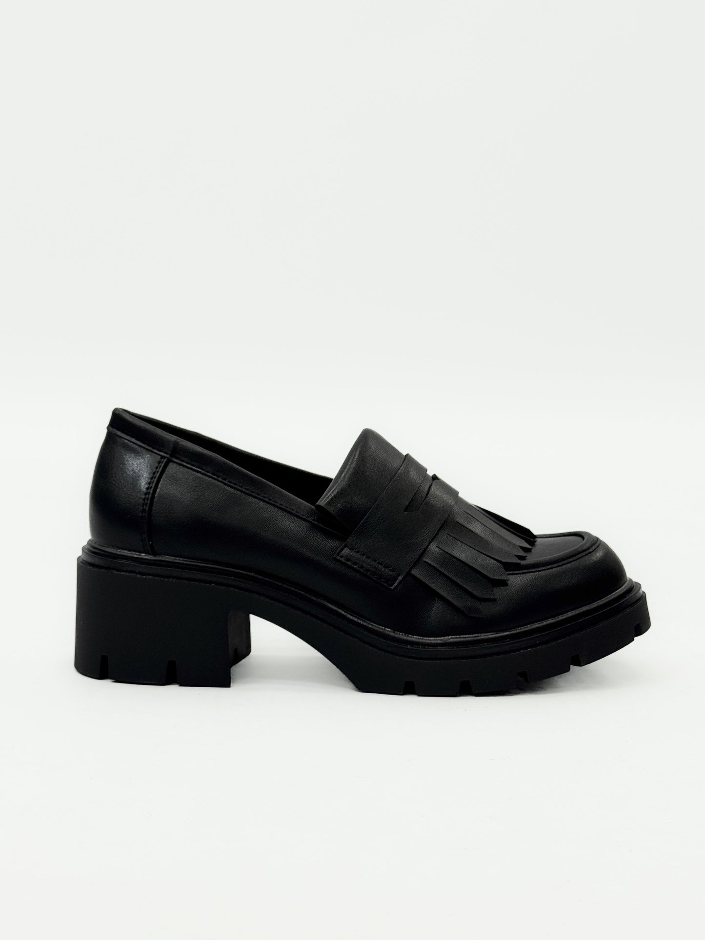 Evelinde™ | Mocassins à franges et talon
