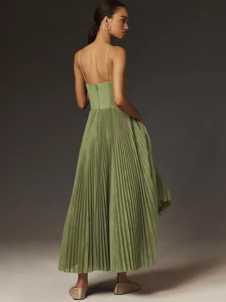 Veronique™ | Robe maxi verte