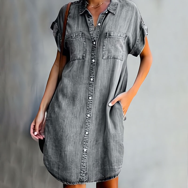 Helen™ | Robe chemise à boutons