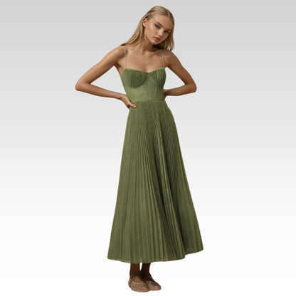 Veronique™ | Robe maxi verte