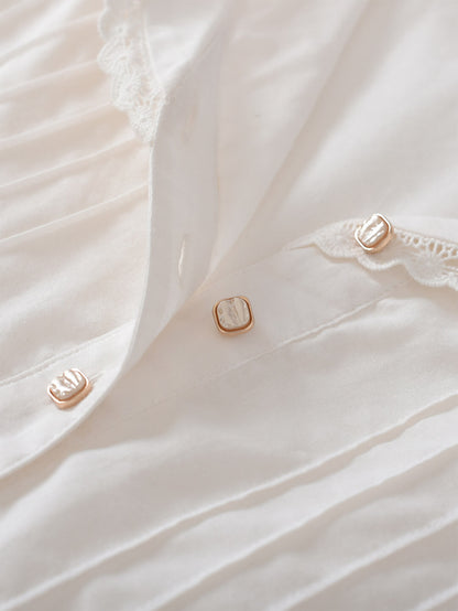 Valentine™ | Robe midi brodée en coton