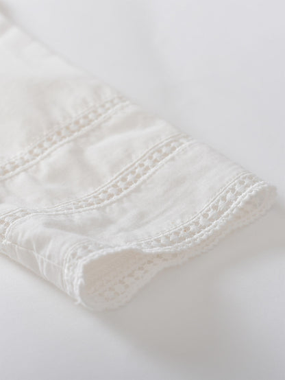 Valentine™ | Robe midi brodée en coton