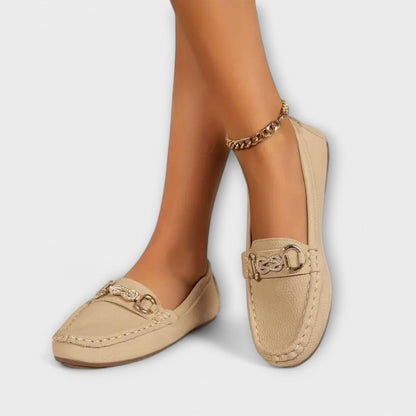 Nevena™ | Mocassins slip-on avec accent doré