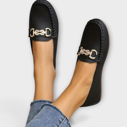 Nevena™ | Mocassins slip-on avec accent doré