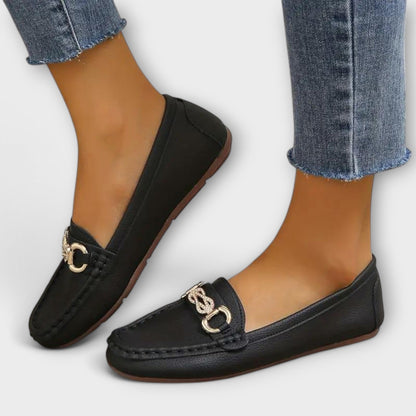 Nevena™ | Mocassins slip-on avec accent doré