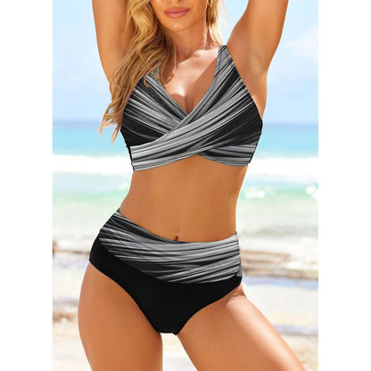 MARE™ | Bikini croisé taille haute