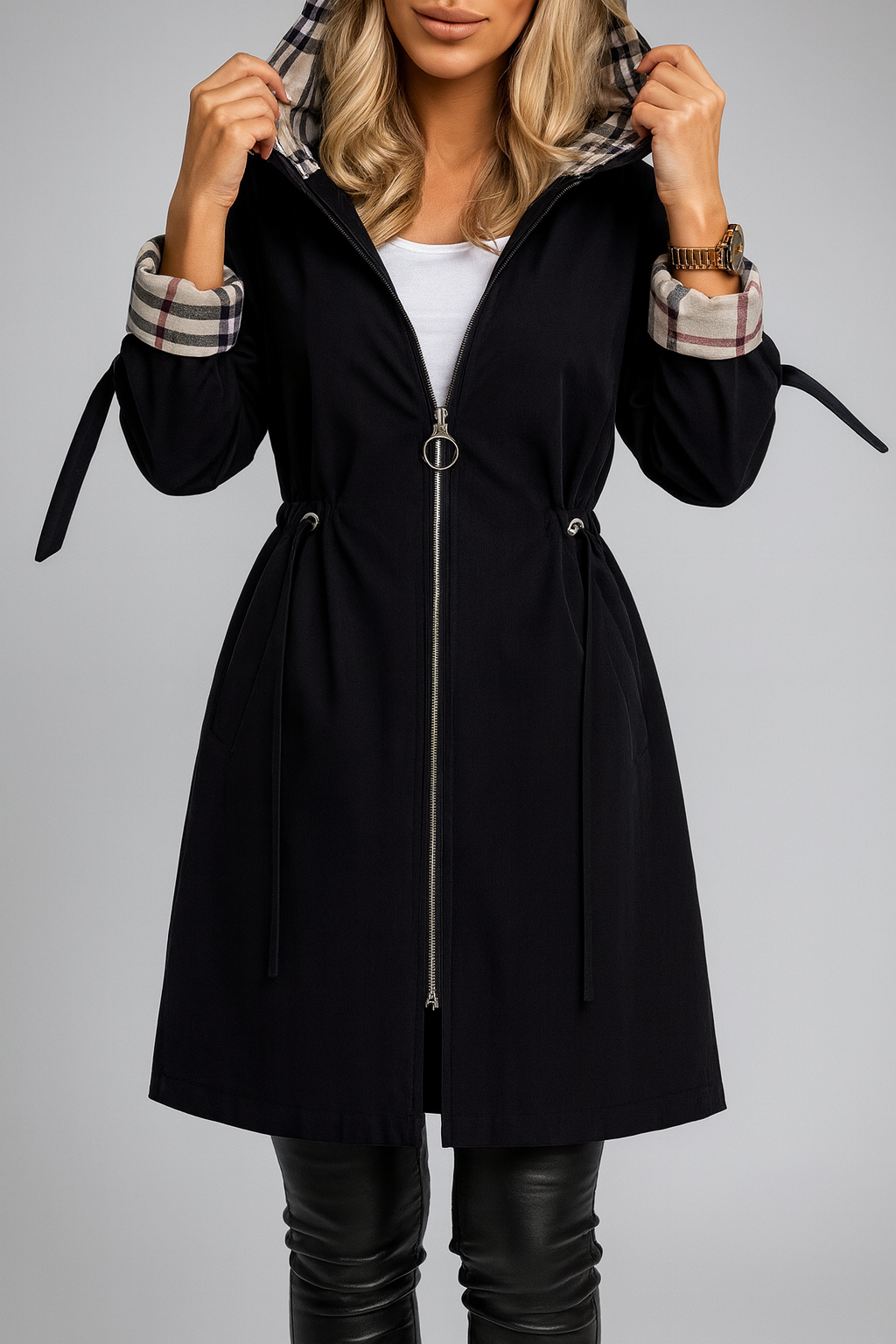 ELOINA™ | Manteau Zippé