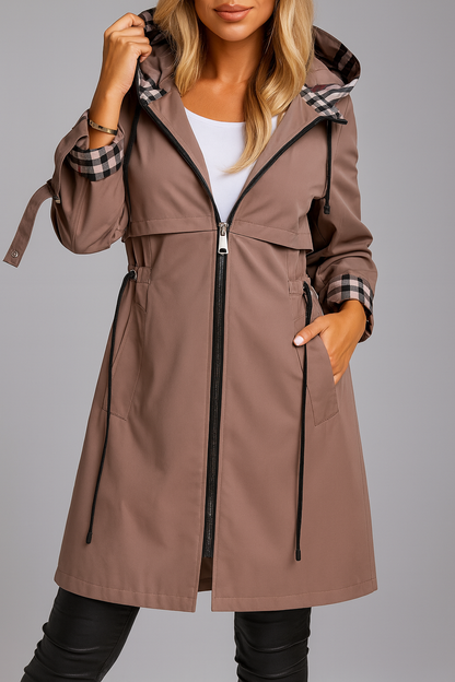 ELOINA™ | Manteau Zippé