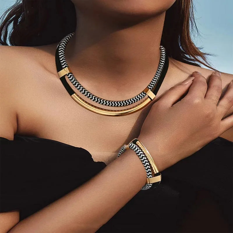 Pascaline™ | Parure collier et bracelet