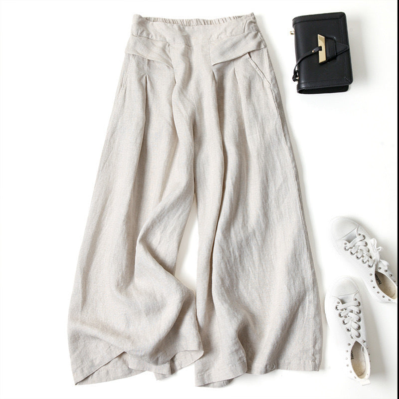Kamilah™ | Pantalon ample en lin