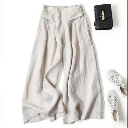 Kamilah™ | Pantalon ample en lin