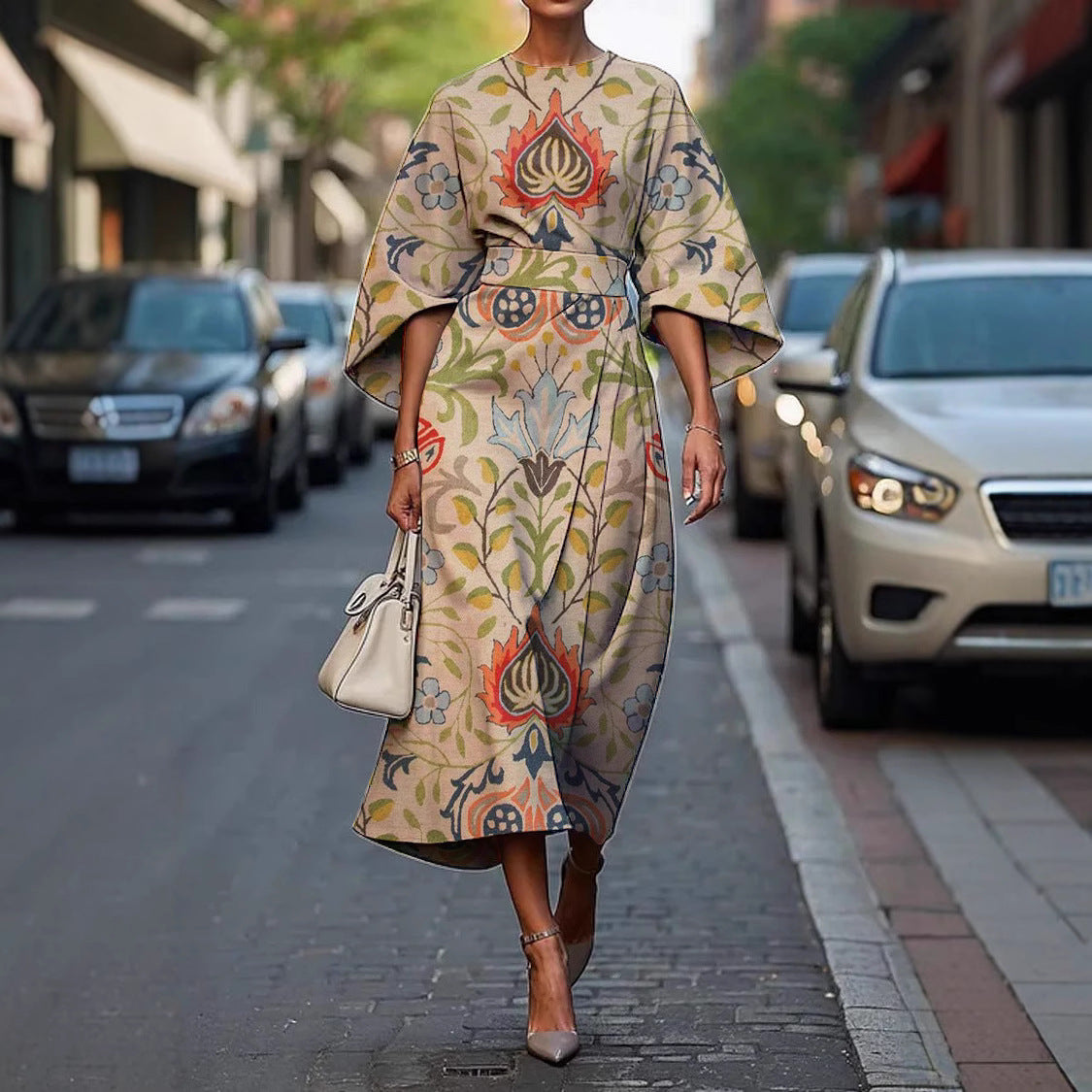 Evangeline™ | Round Neck Dress