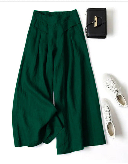 Kamilah™ | Pantalon ample en lin