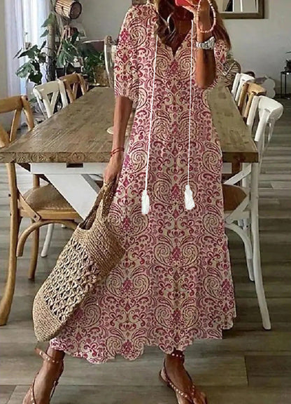 Amalia™ | Robe maxi d'été bohème vintage