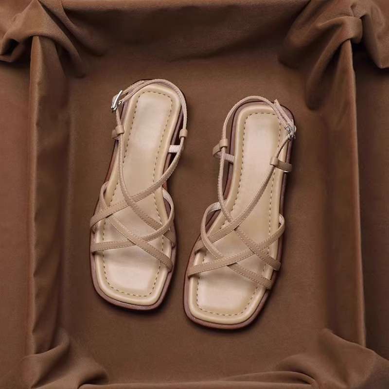 SAMIA™ | SANDALES À LANIÈRES EN CUIR ITALIEN