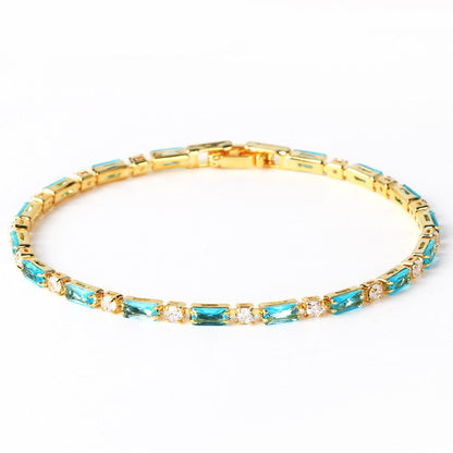 Naïm™ | Bracelet en turquoise naturelle et or