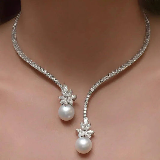 Ruby™ | Collier lumineux avec perles en argent sterling