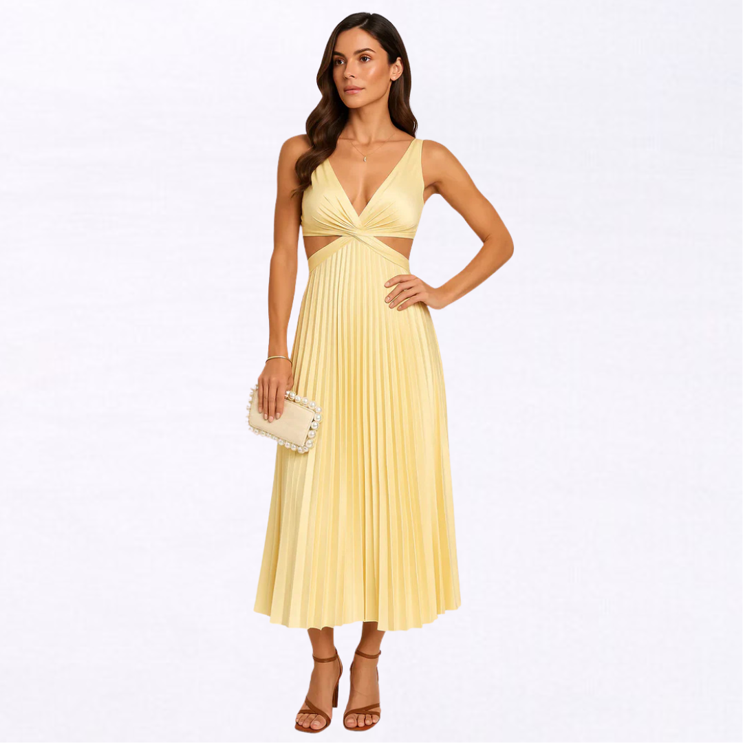 BELLEZZA™ | ROBE MAXI PLISSÉE