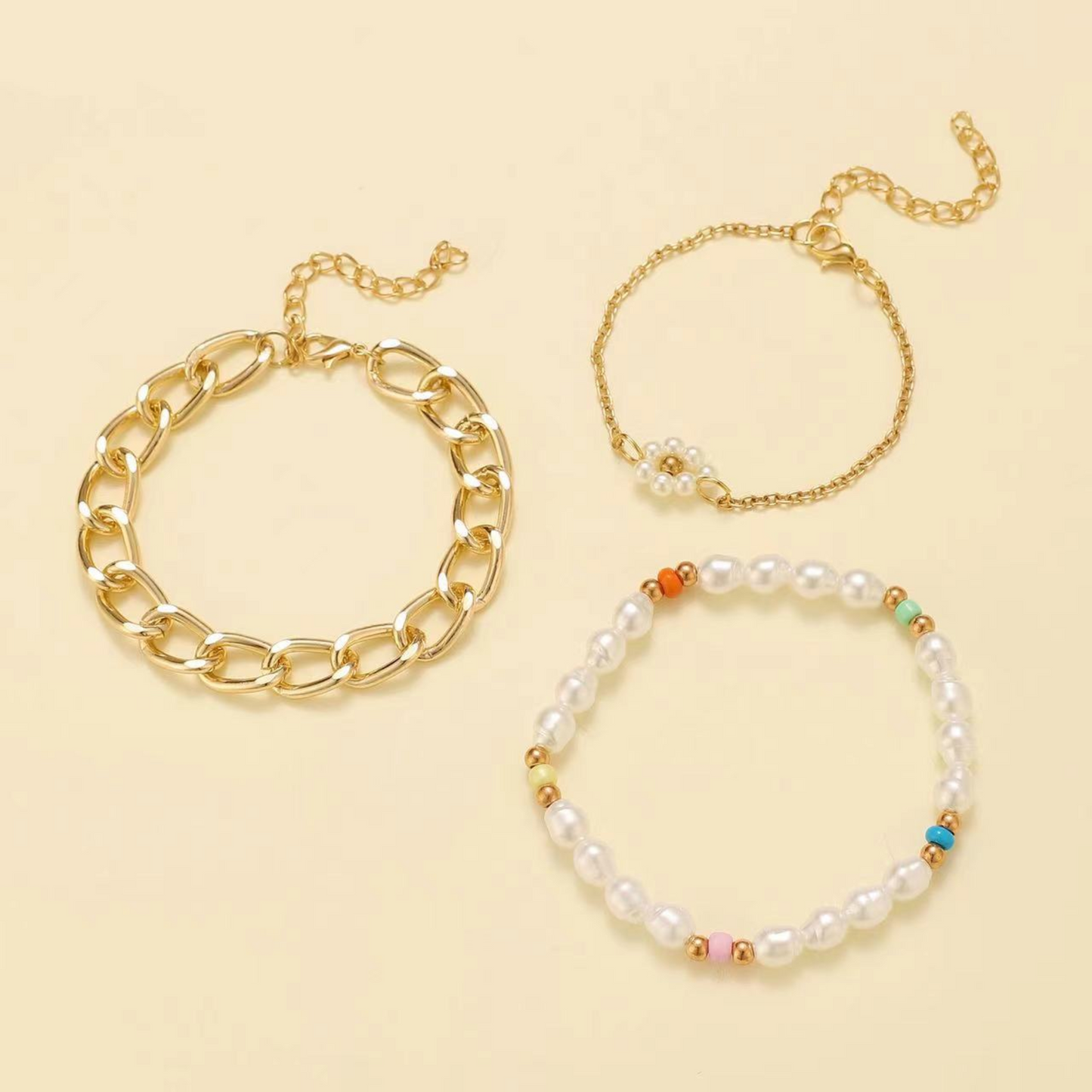 Jasmine™ | Bracelet avec perles marguerite