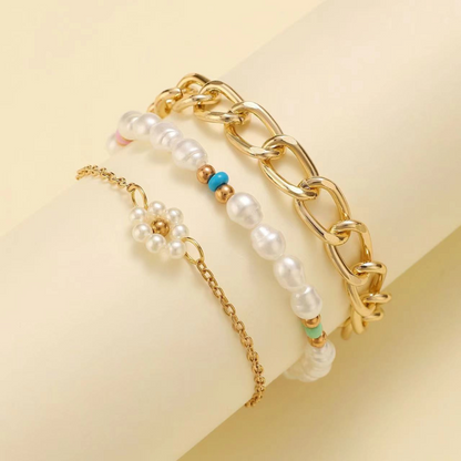 Jasmine™ | Bracelet avec perles marguerite
