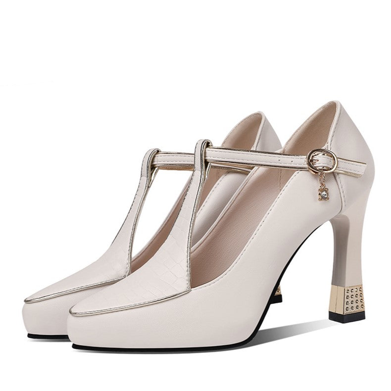 Viviane™ | Décolleté à bride en T bijou