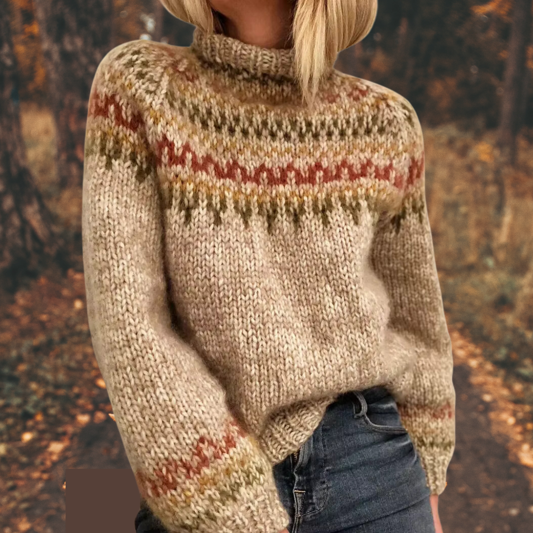 Sienna™ | Pull-over en tricot nordique pour femmes