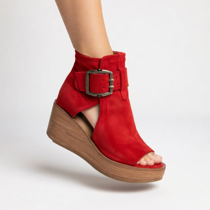 Orélisse™ | Bottines compensées ouvertes