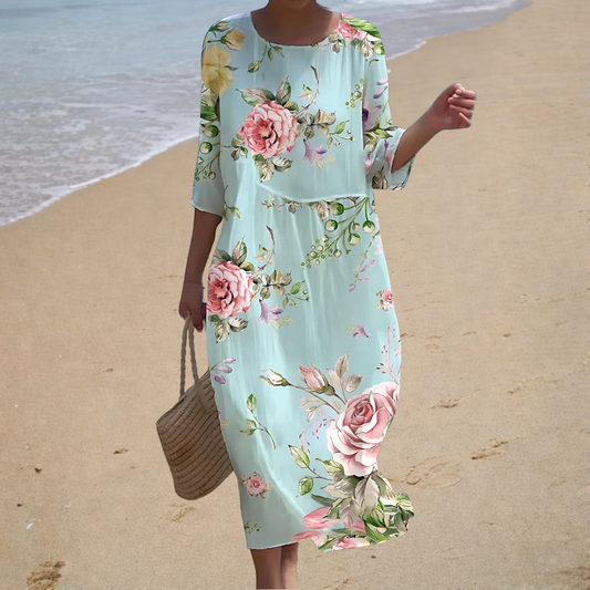 Joséphine™ | Robe Midi Fleurie