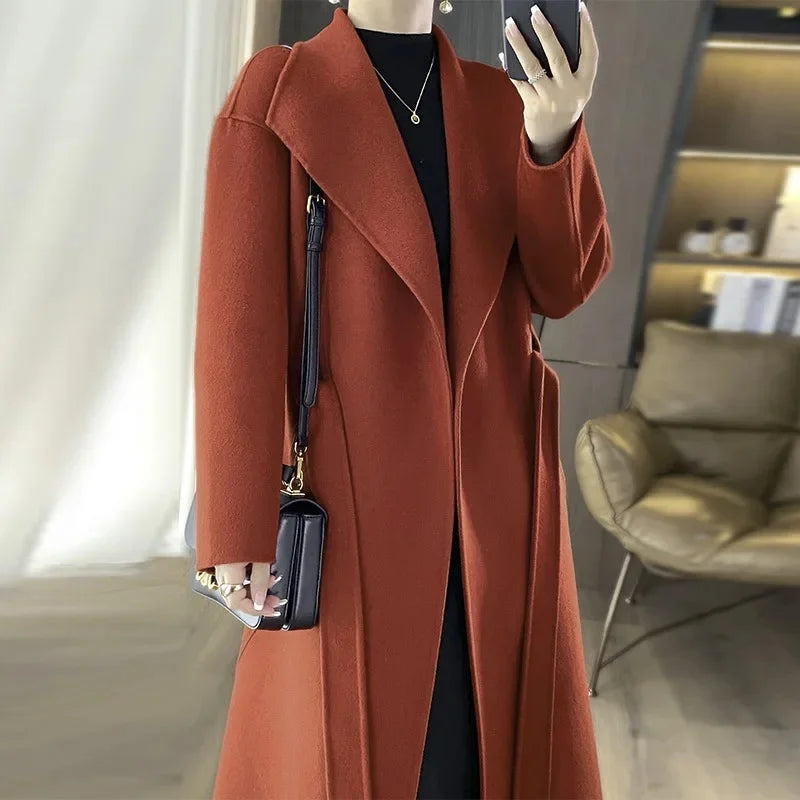 Juliette™ | Manteau en cachemire à ceinture
