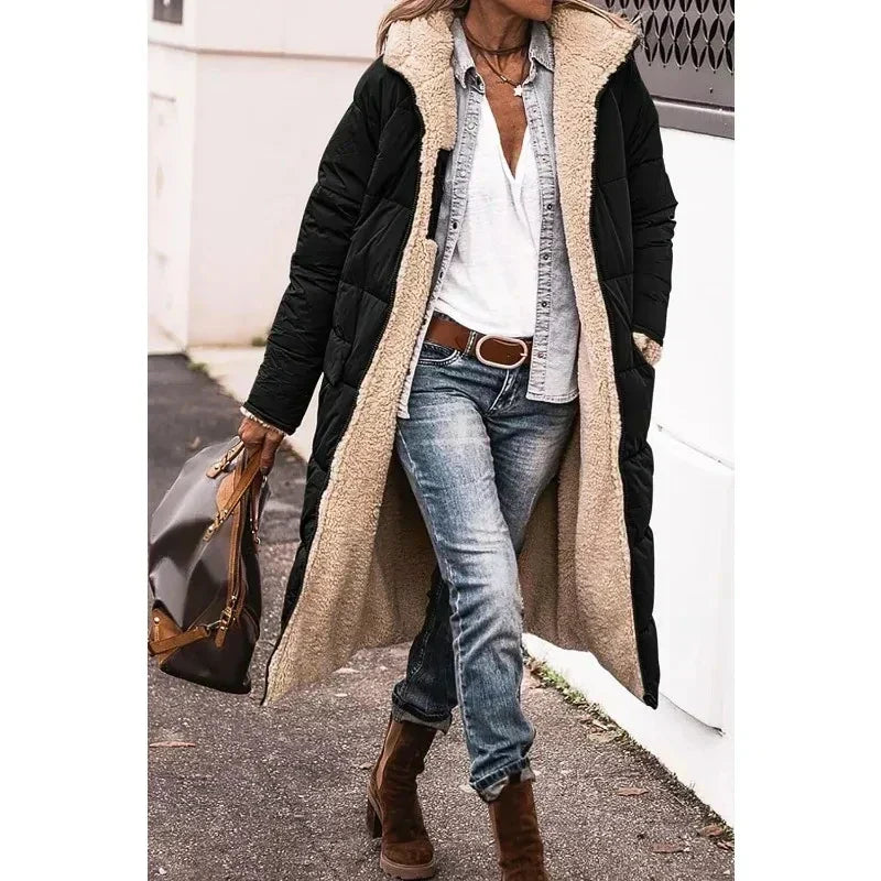 Jade | Manteau d'hiver élégant couleur