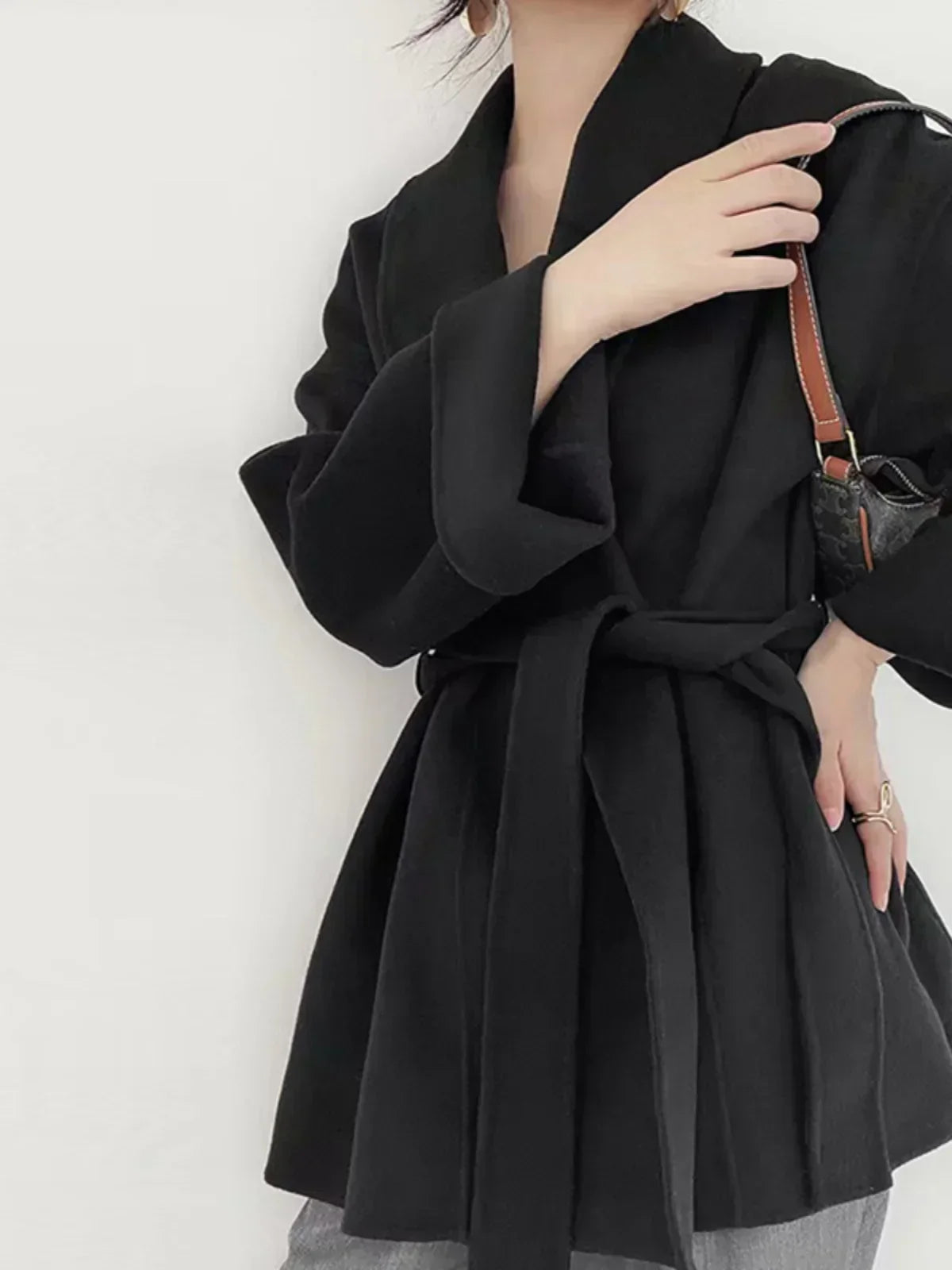 Amélie™ | Manteau en laine et cachemire, fait main avec soin