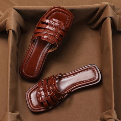 NAJLA™ | SANDALES À LANIÈRES TRESSÉES